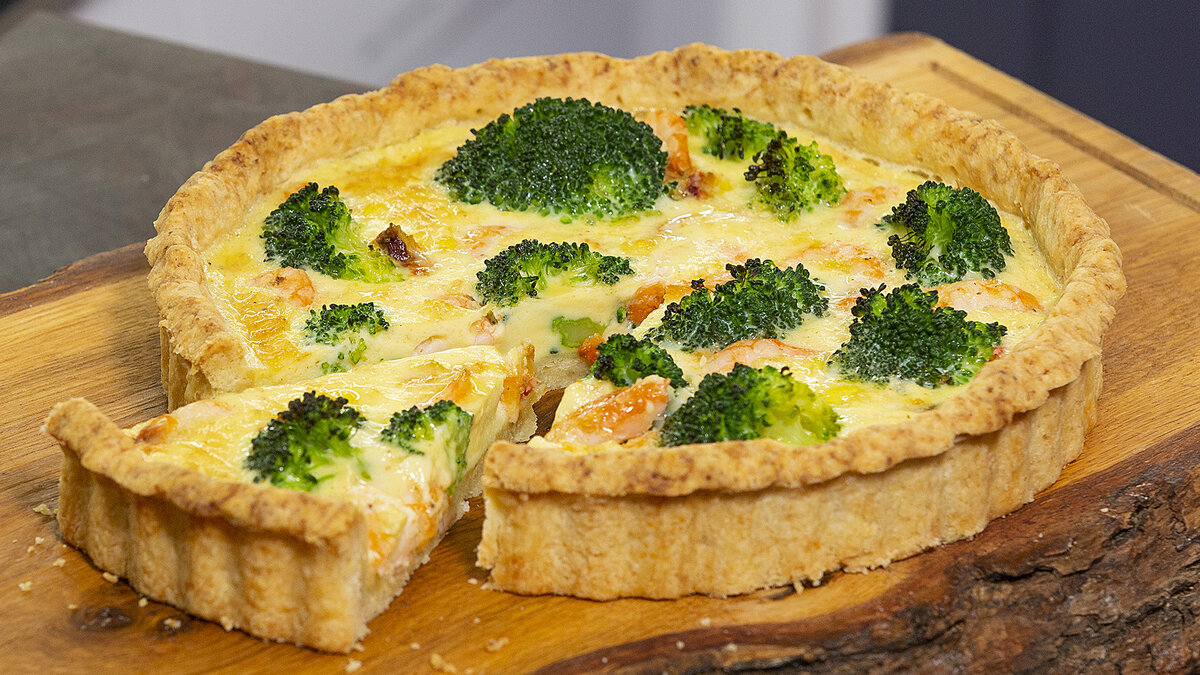 Пирог с курицей и сыром