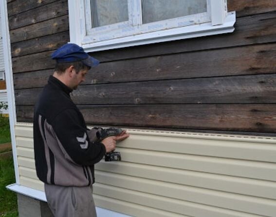 Крепление сайдинга на ровный фасад без обрешетки