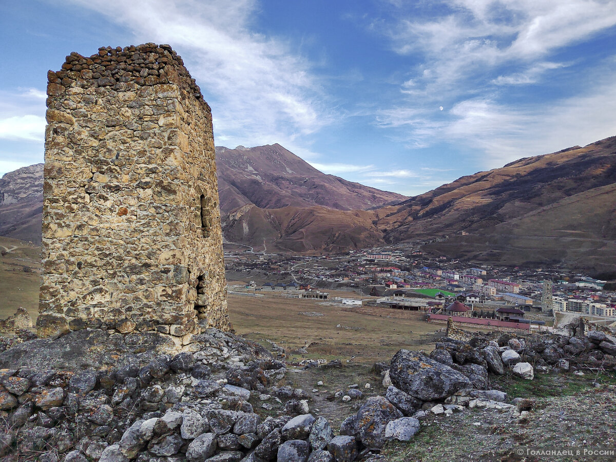 Внизу вы можете видеть Верхний Фиагдон, идти немного, как вы замечаете. Фото: из личного архива