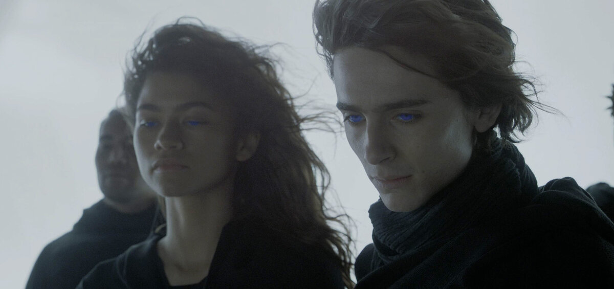 Зендая и Тимоти Шаломе в новой «Дюне». Ей - 24, ему - примерно столько же. Оба в кино давно не новички.