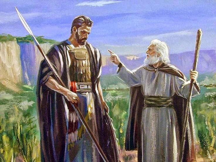 Пророк Самуил предрекает царю Саулу потерю царства