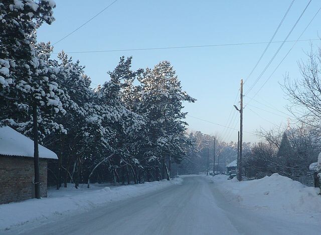 Мороз сковал льдом все дороги. Фото автора.