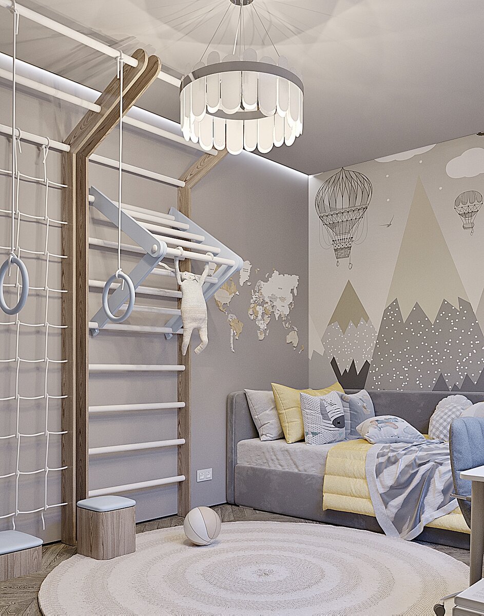 Шведская стенка-отличное решение для детской👍🏼