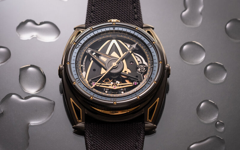 Часы De Bethune DB28GS «JPS» в 44 мм корпусе из ультразакаленной стали, титана и циркония