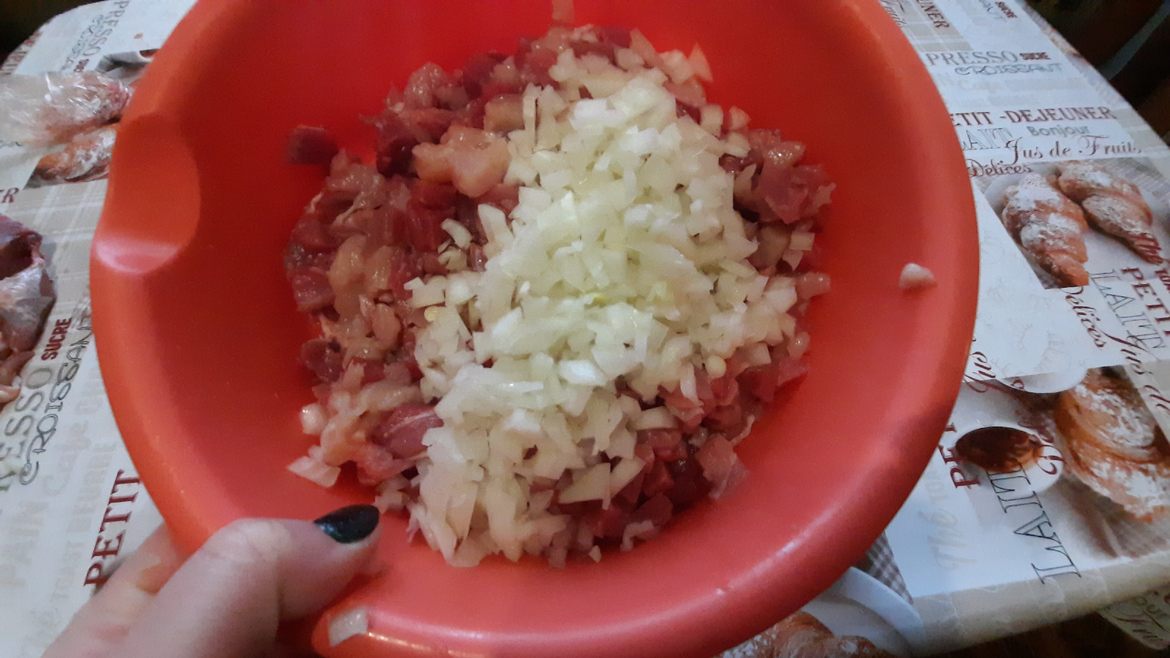 Домашние курино - свиные рубленые котлеты1