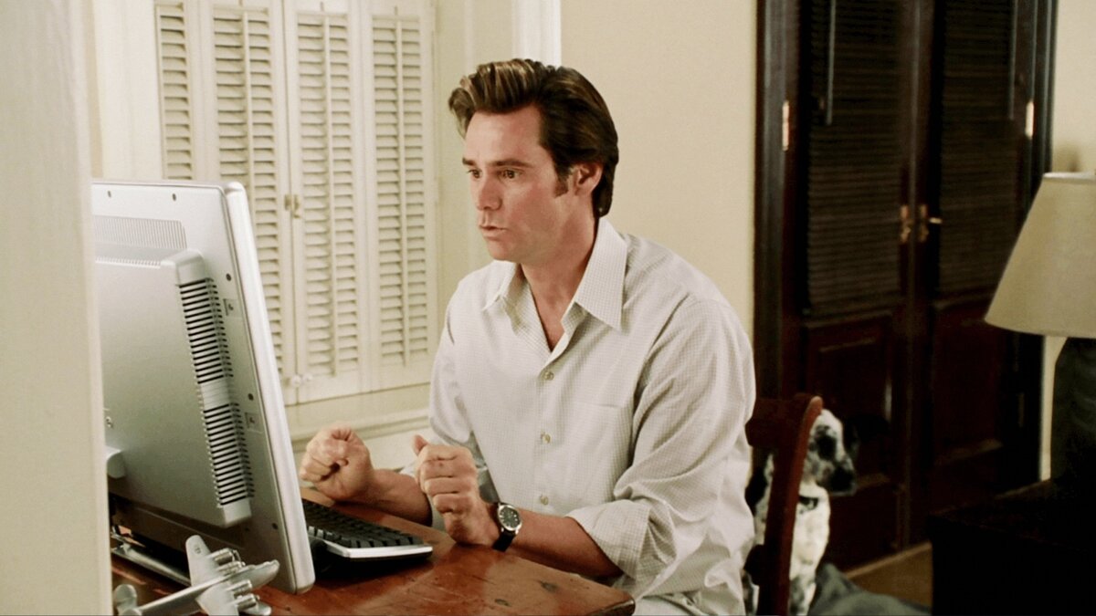 Кадр из фильма «Брюс Всемогущий»