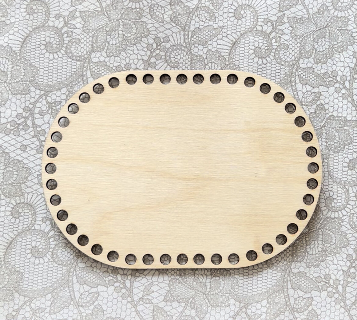 Готовое донышко для вязания 