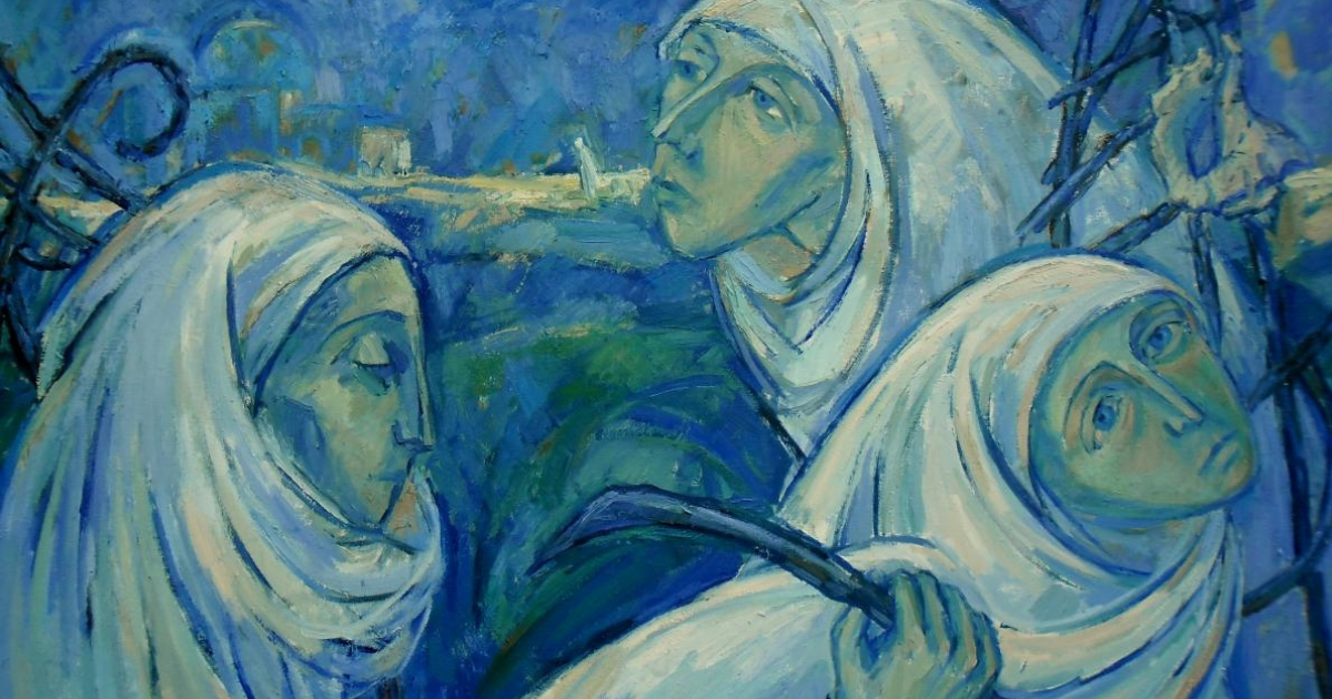 "Пилигримы". Картина Н.Минкевич.