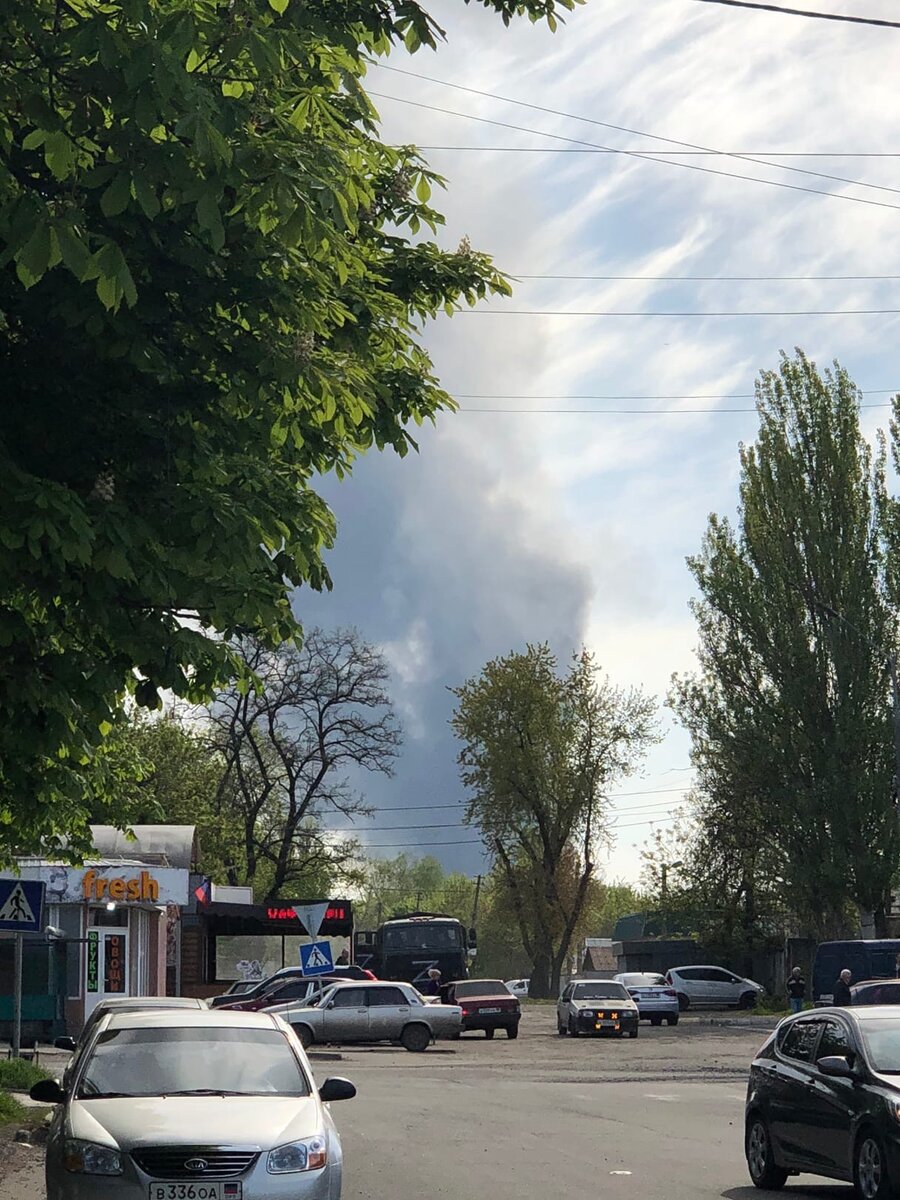 первое мое фото и начало возгорания 