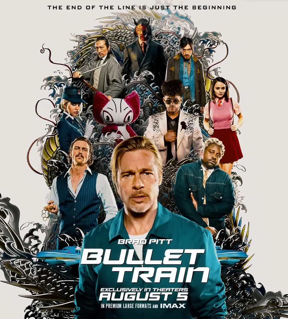 Постер фильма Быстрее пули / Bullet Train (Columbia Pictures)