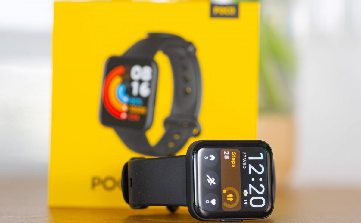 Poco Watch получили встроенный GPS, 14 дней работы без подзарядки и 117 спортивных режимов. Фото: gsmarena.com