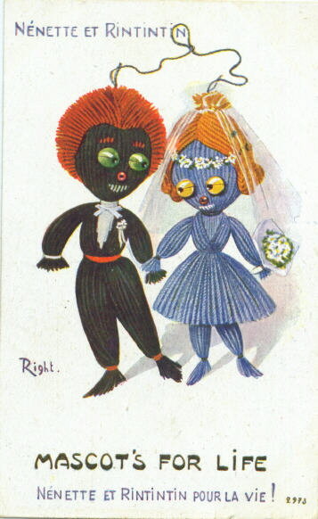 Рентентен и Ненетта, куклы, служившие талисманом