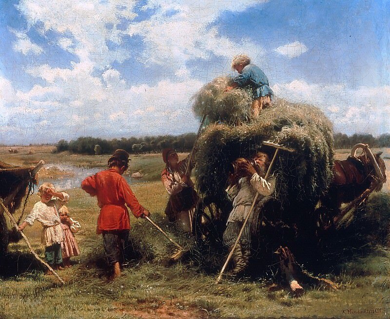 К. Маковский "Сенокос"