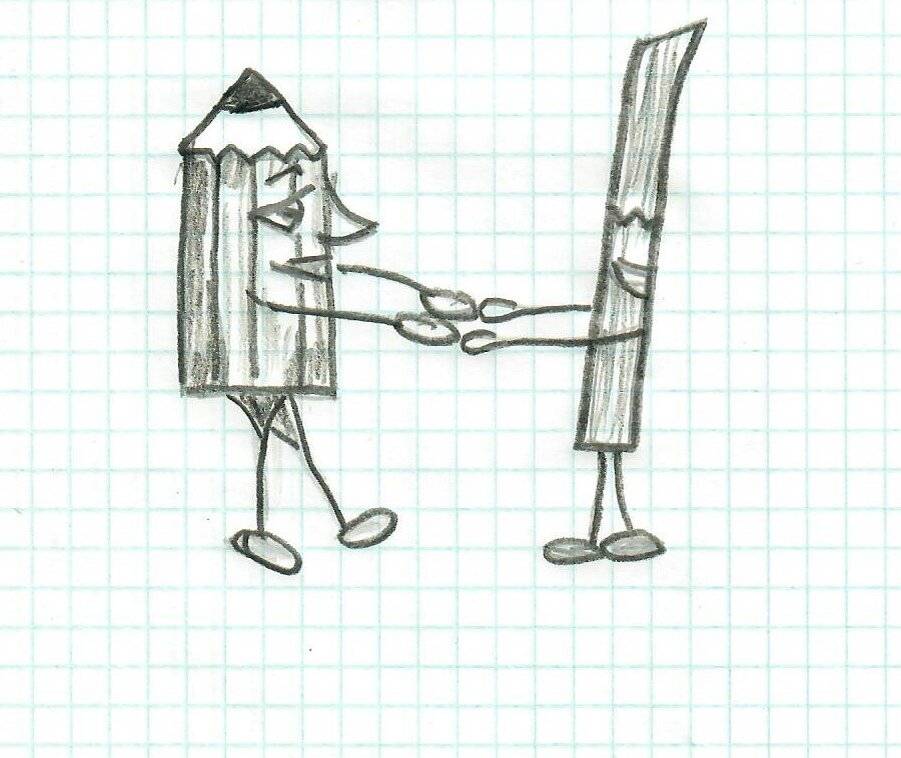 Карандаш, давай дружить!