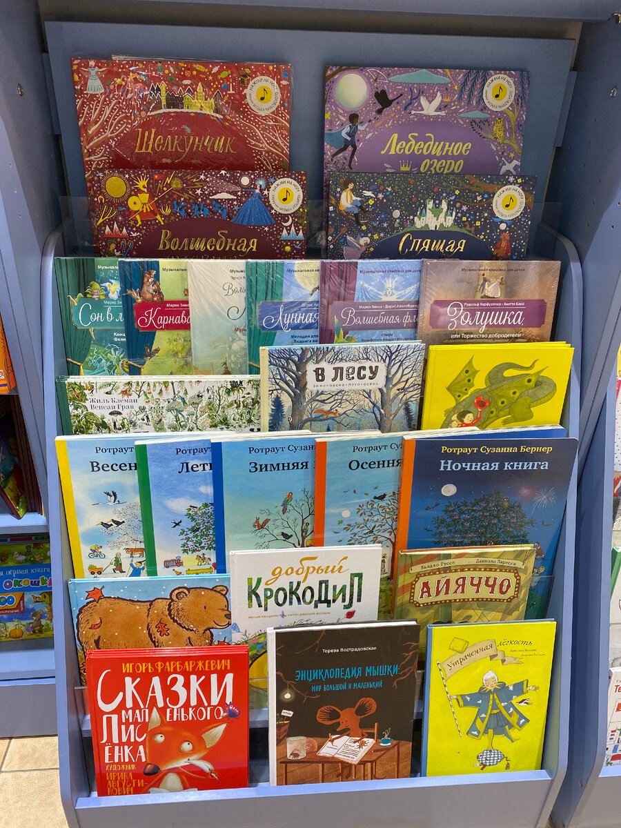 Витрина с детскими книгами