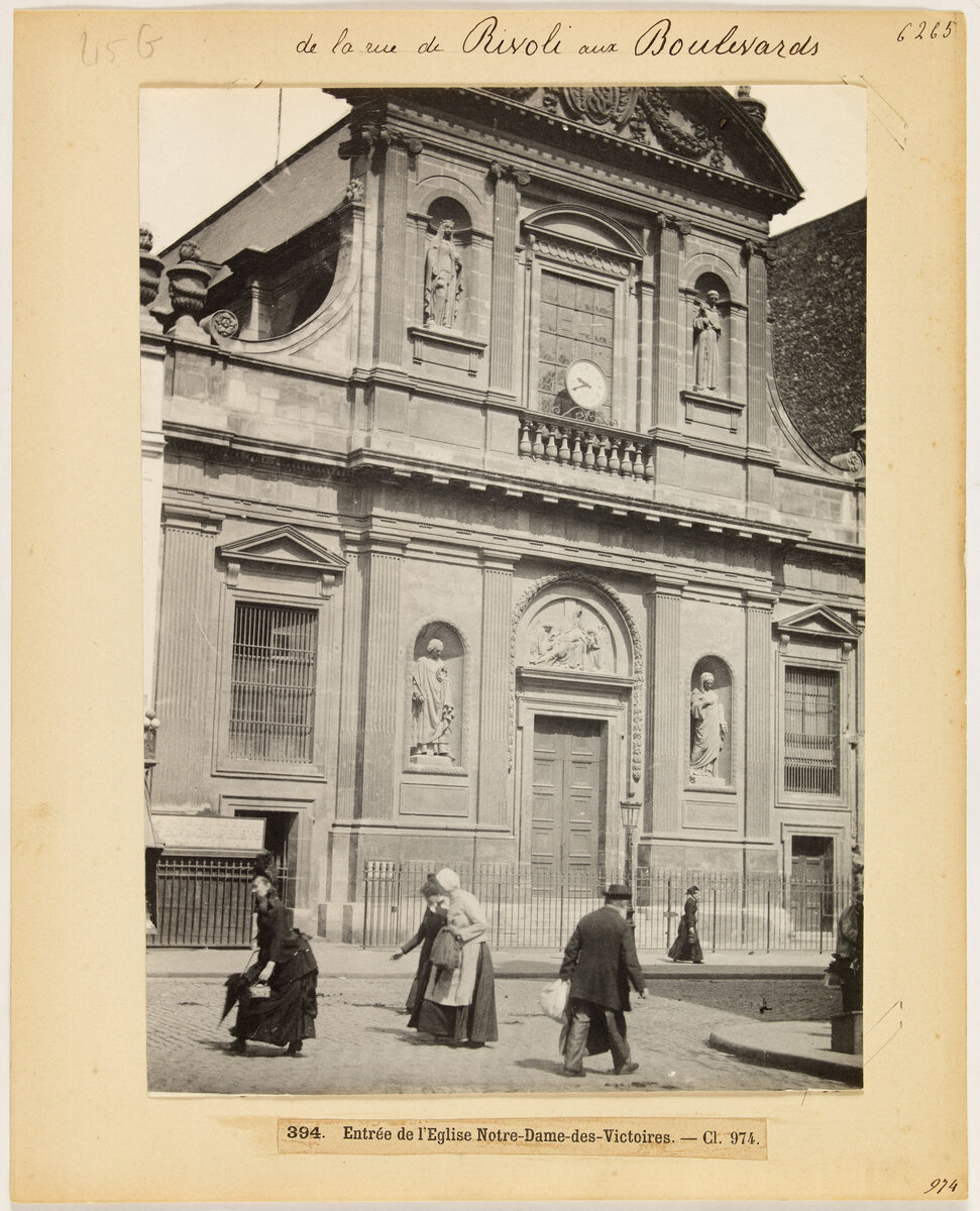 Ипполит Бланкар ок. 1890.  Нотр Дам де Виктуар. ©Musee de la Ville de Paris, Musee Carnavalet