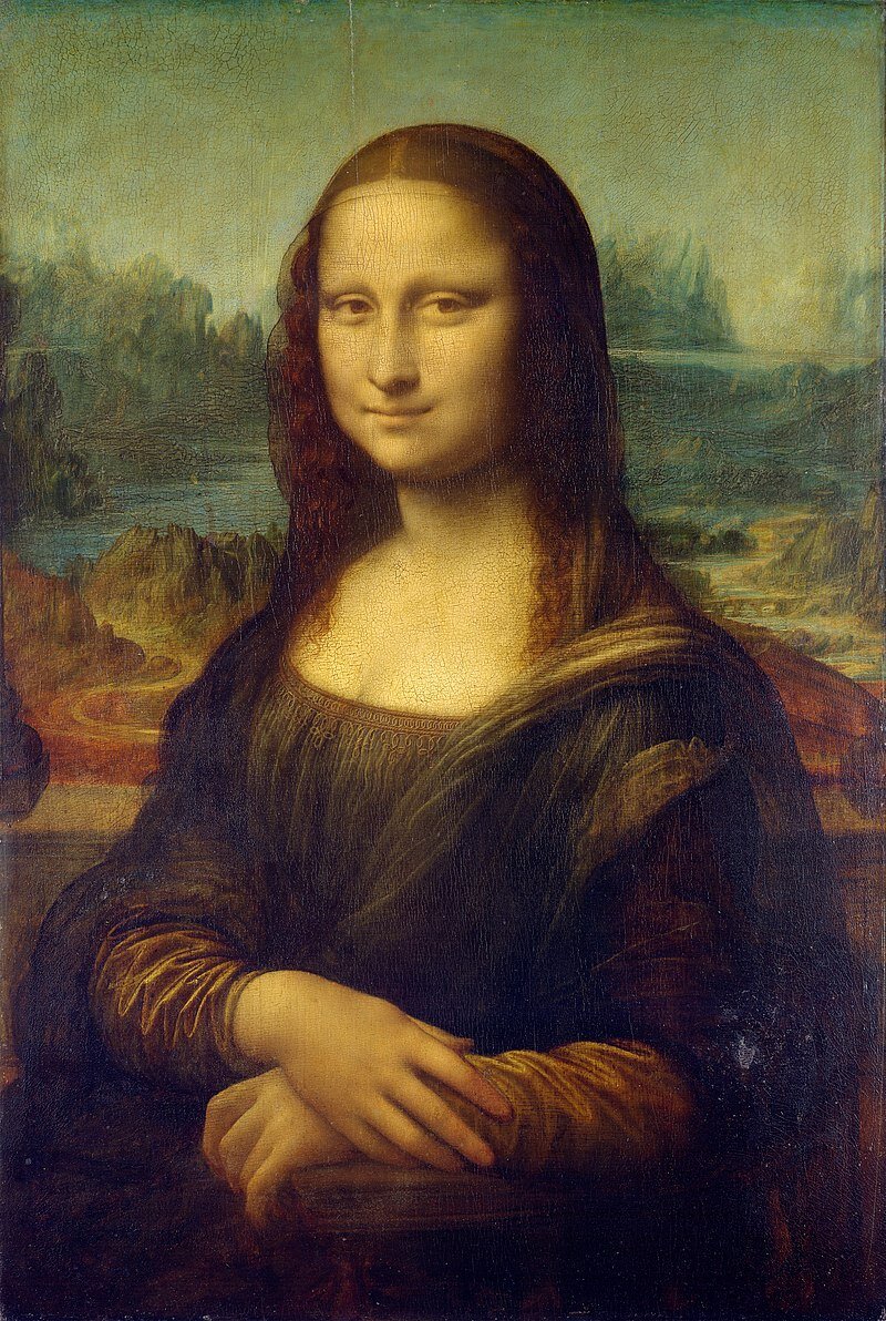Леонардо да Винчи "Мона Лиза". Флоренция, Милан, Рим, 1503-1519.