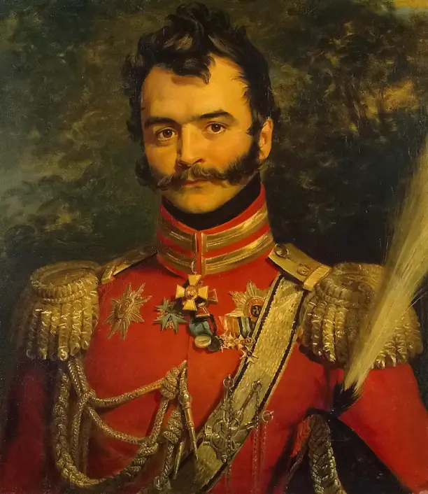 На фото: Граф Василий Васильевич Орлов-Денисов (8 сентября 1775 — 24 января 1843) — командир лейб-казаков во время Наполеоновских войн, генерал-адъютант, генерал от кавалерии (с 1826). Родоначальник графского рода Орловых-Денисовых.