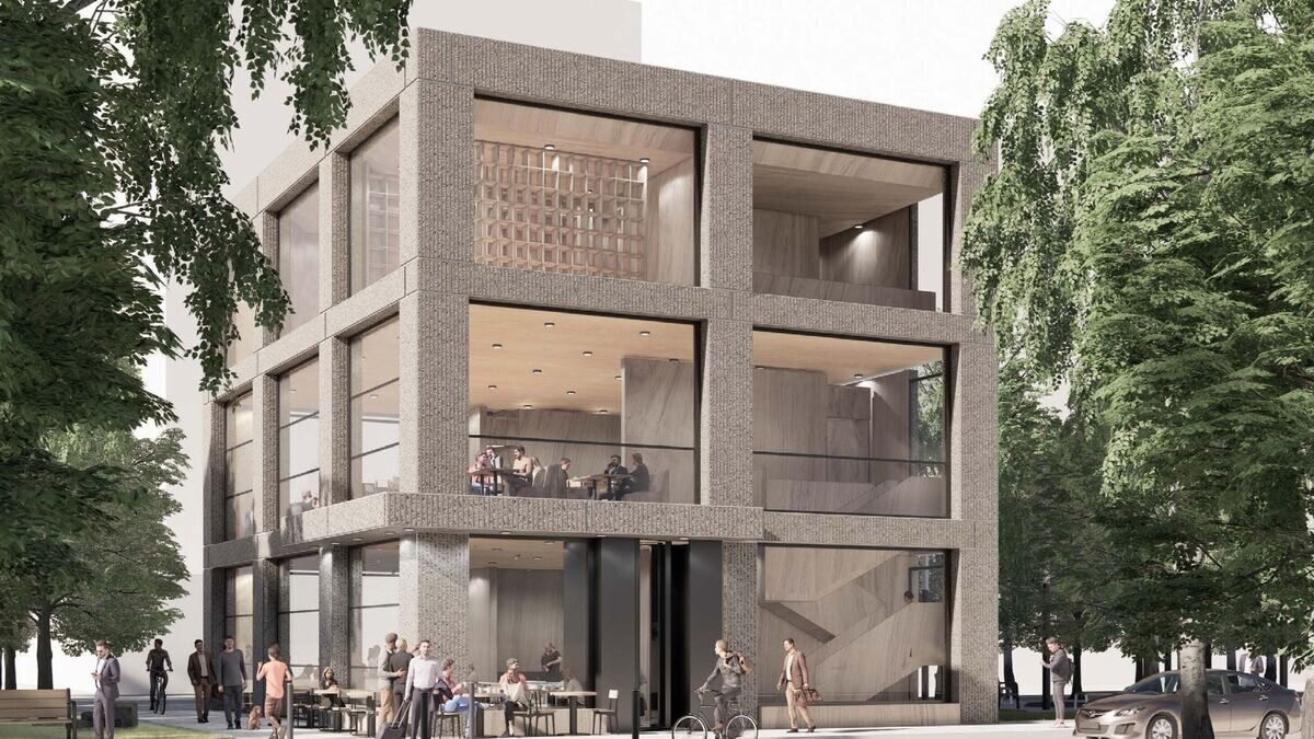    Проект реконструкции ресторана "Кофемания" на Комсомольском проспекте в Москве© Пресс-служба Москомархитектуры