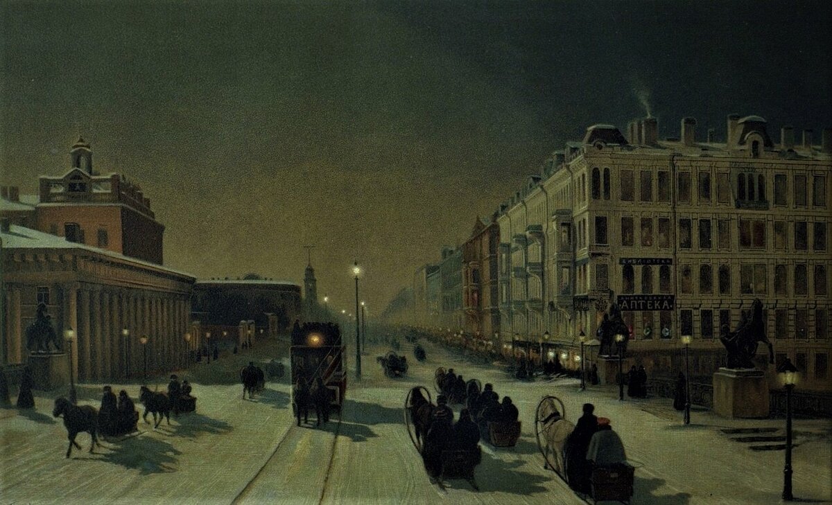 Снег в ноябрьском Петербурге - не редкость и сейчас