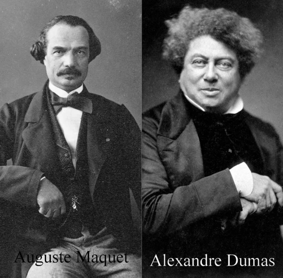 Огюст Маке и Александр Дюма
