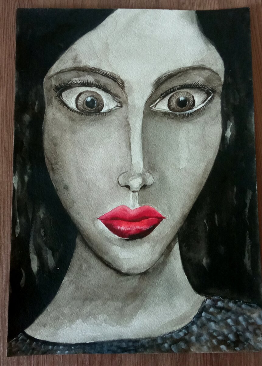 Акварель./...🌘✨💫