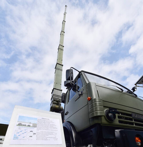 Автоматизированный комплекс радиопомех КВ-линиям радиосвязи "Мурманск-БН". Фото © ТАСС / Юрий Смитюк