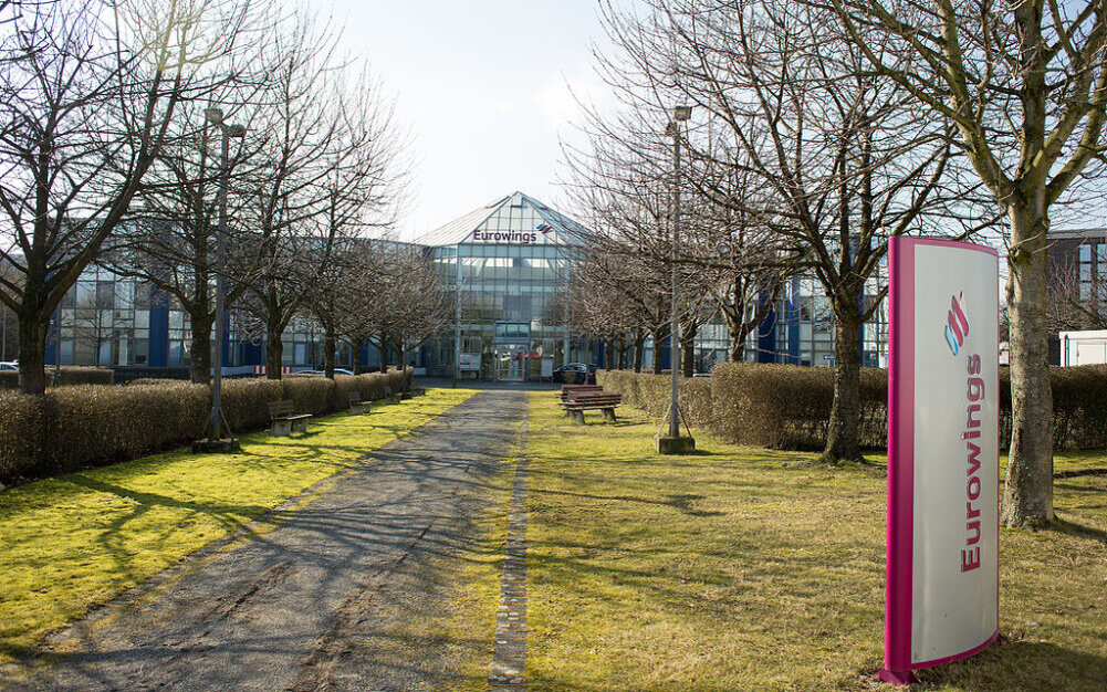 Штаб-квартира "Eurowings" в Дюссельдорфе. Фото: Википедия 