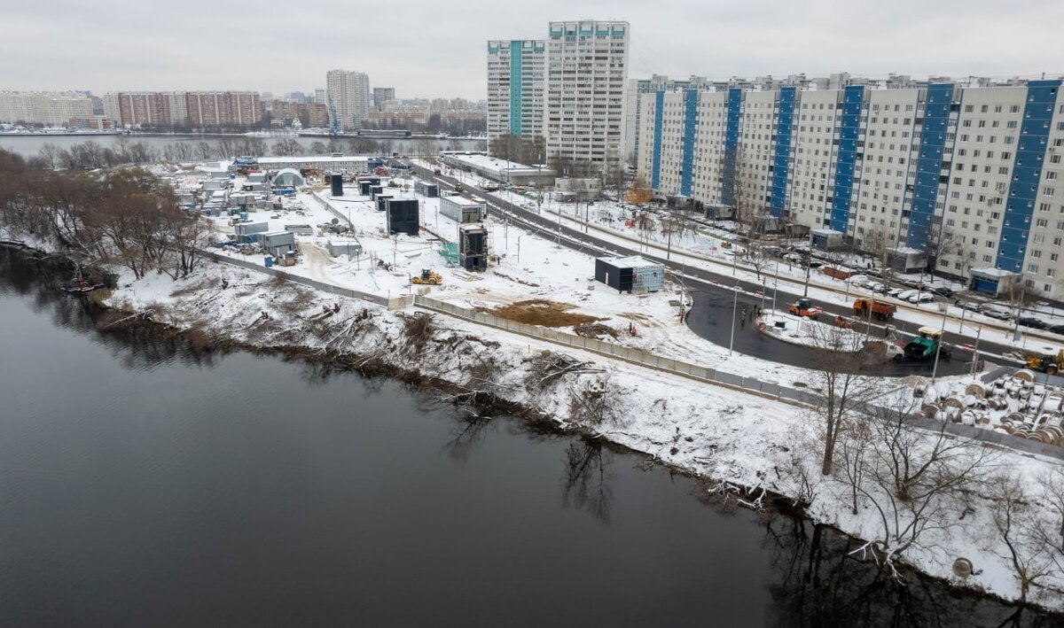 Мост через затон новинки