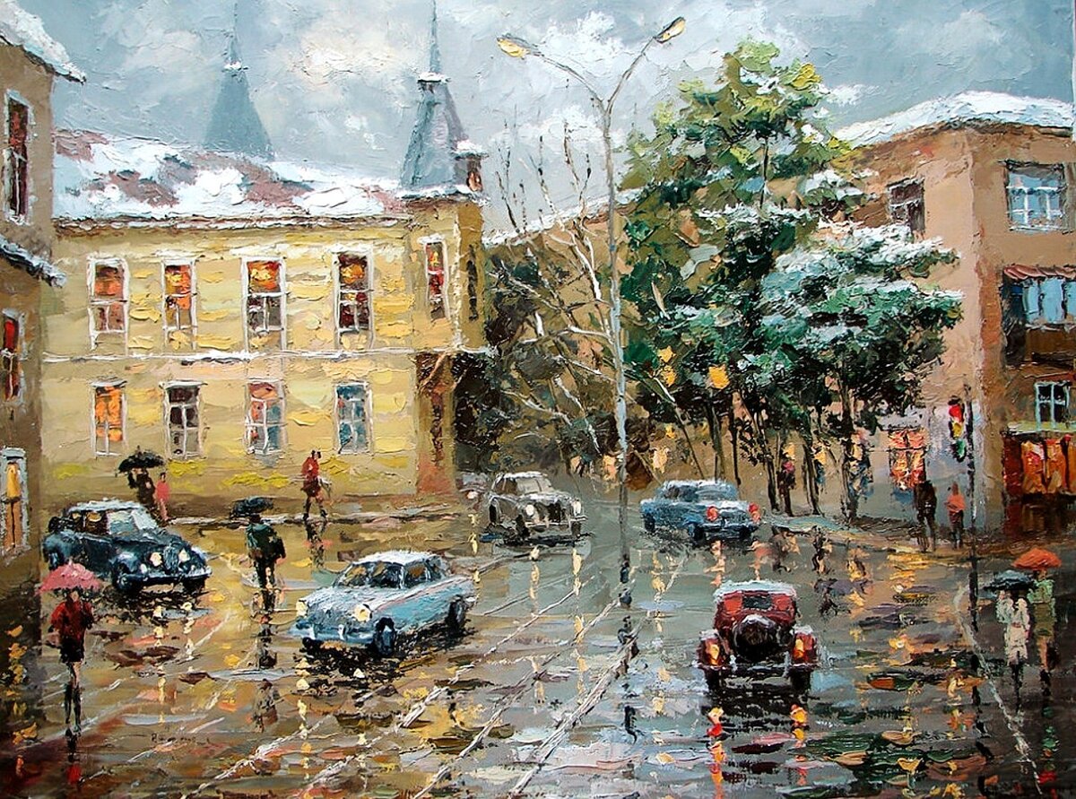 Какой город художник. Художник Дмитрий Спирос. Самарский художник Спирос. Дмитрий Спирос картины живопись. Дмитрий Спирос городской пейзаж.