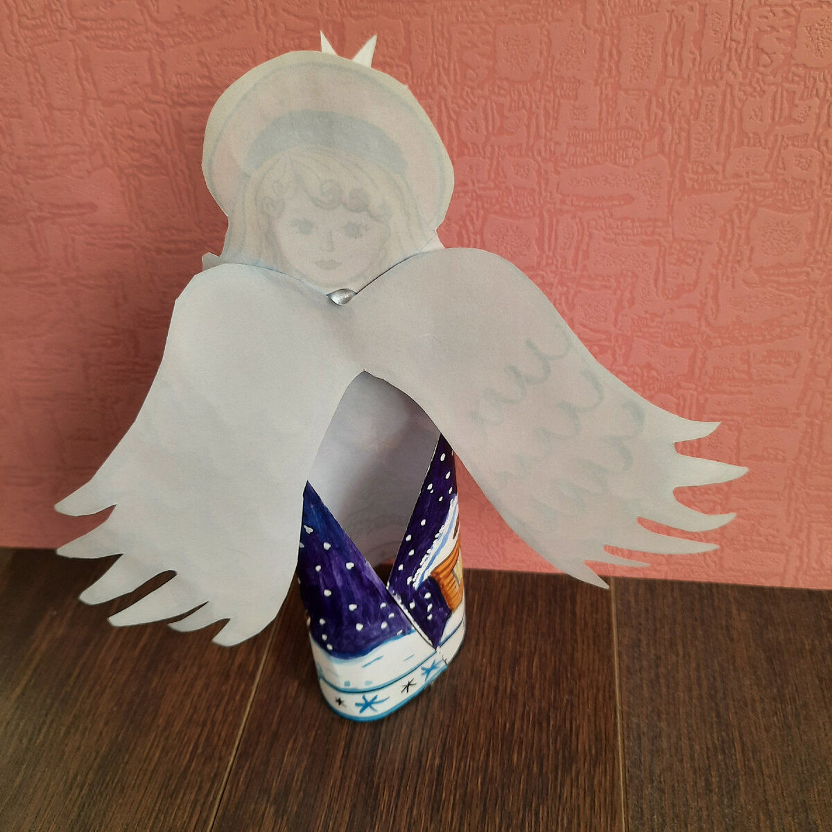 Рождественский ангел из бумаги своими руками — пошаговая инструкция