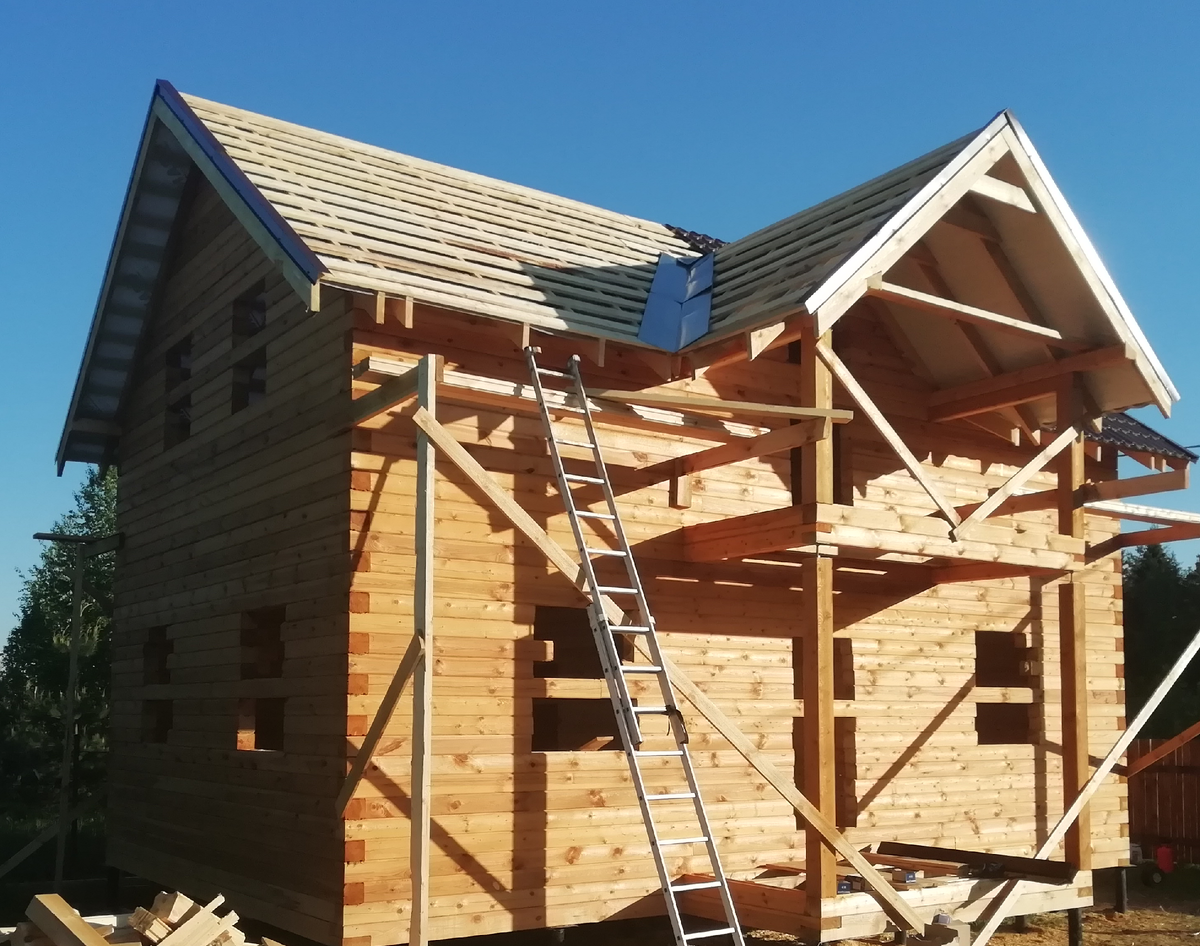 Перед монтажом кровли 