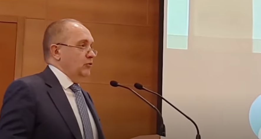 Виктор Басюк выступает в Госдуме 23 марта. Скриншот видеоролика на www.youtube.com