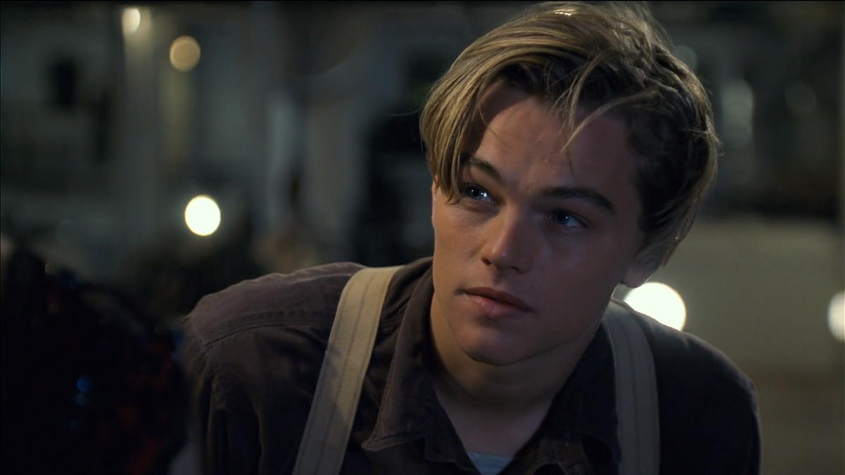 Джек Доусон в исполнении Леонардо Ди Каприо (кадр из фильма «Титаник», 1997 год)