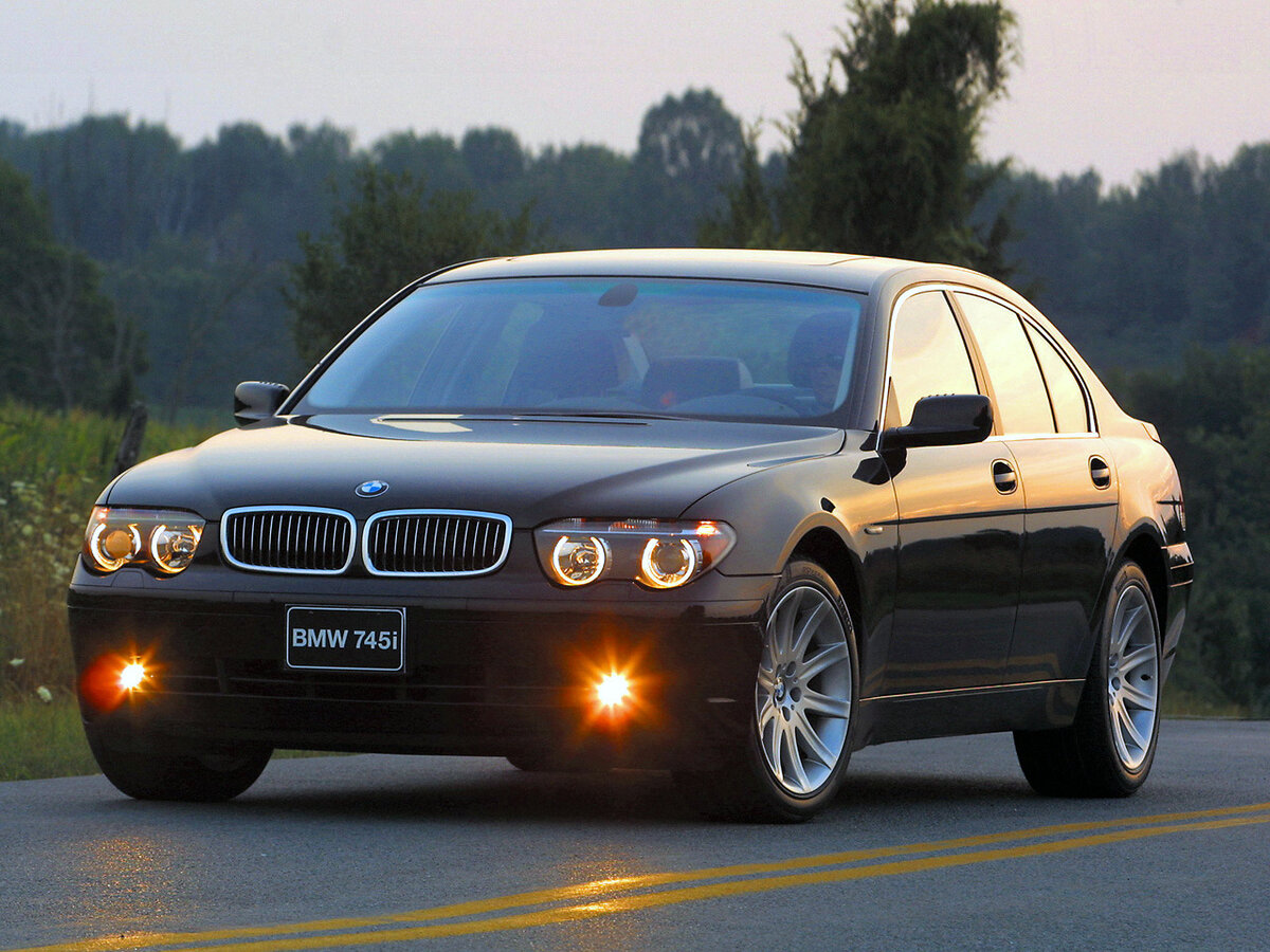 Bmw 745 e65 после трассы затроил