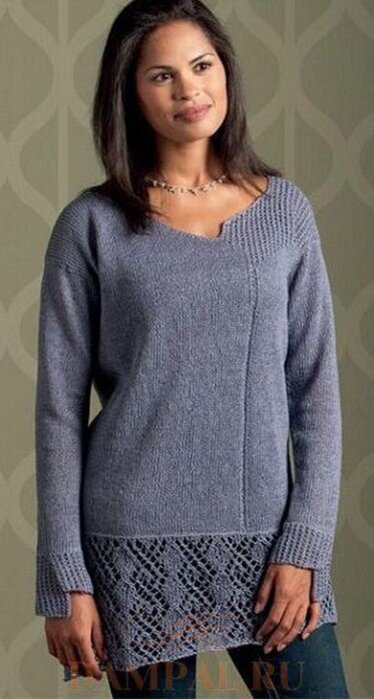 Перевод из книги Vicki Square «Light & Layerd Knits» Описание и схемы в галерее.