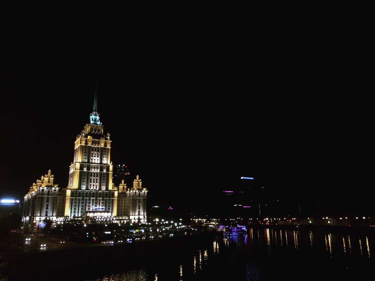 Москва ночью: самые живописные места