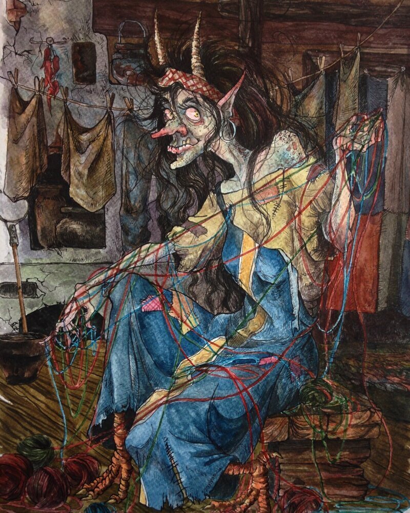 Мара Кикимора Славянская мифология