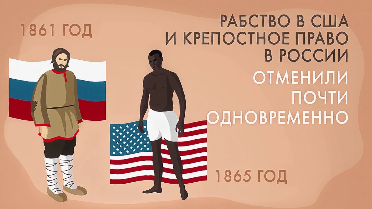 В чём разница между крепостным в России и рабом в США? | Обучение за  границей + РФ Smapse | Дзен
