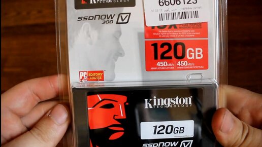 SSD Kingston V300 120gb (Unboxing)