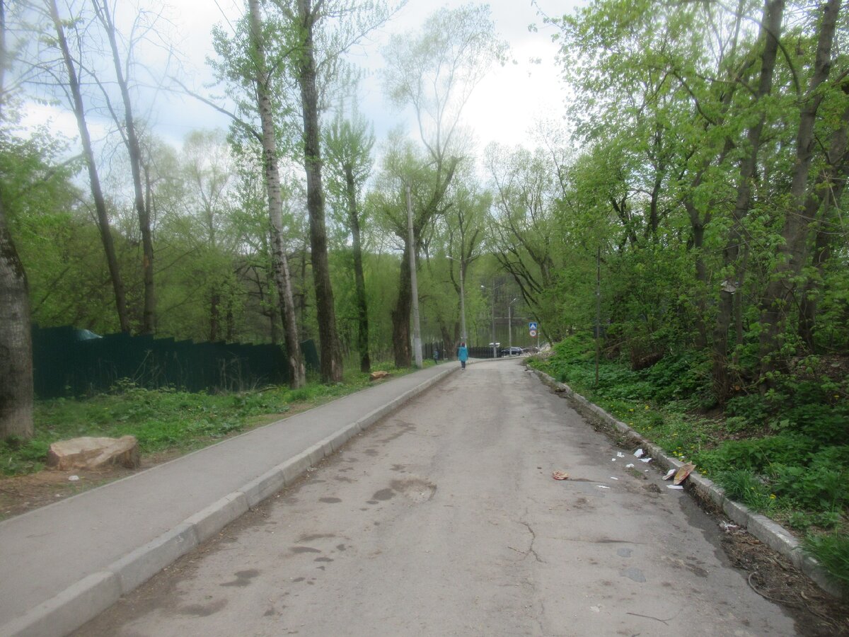 Спуск к Платоновскому парку