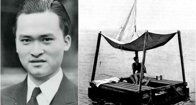 Пань Лянь на своём плоту. Реконструкция событий. 