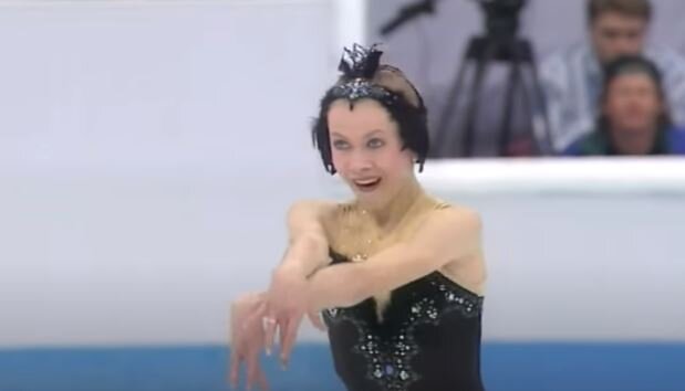 Оксана Баюл. 1994 год. Олимпийские игры. Источник фото: YouTube канал Mintaka Alnilam