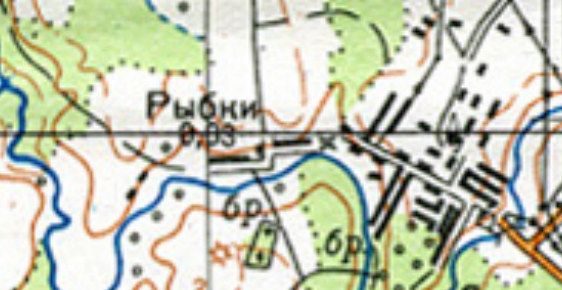 карта  1957 год.