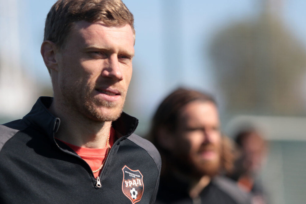 Нападающий «Урала» Павел Погребняк (fc-ural.ru)