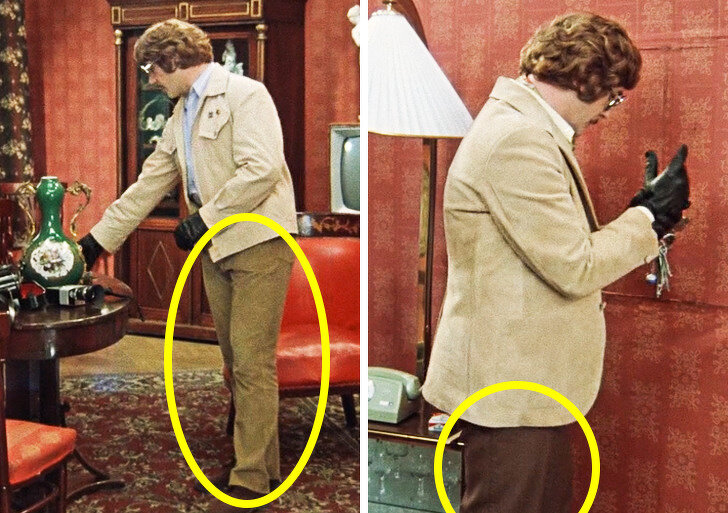 Быстренько переоделся