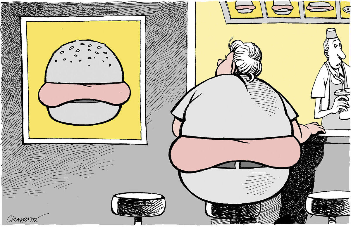 Ожирение карикатуры
