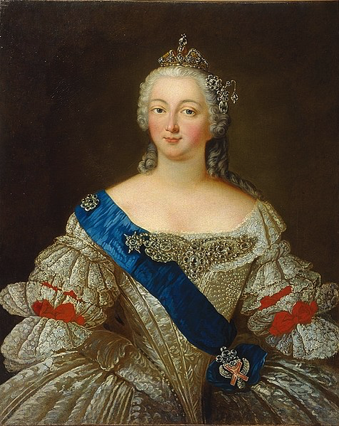 Неизв. художник XVIII в. Портрет императрицы Елизаветы Петровны. XVIII в.