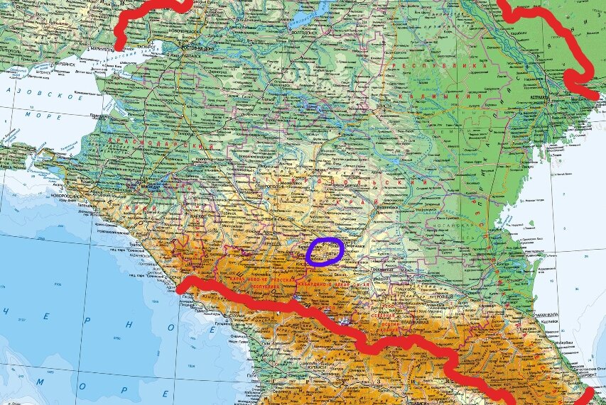 Синеньким отметил, где это (вдруг кто не представляет себе)