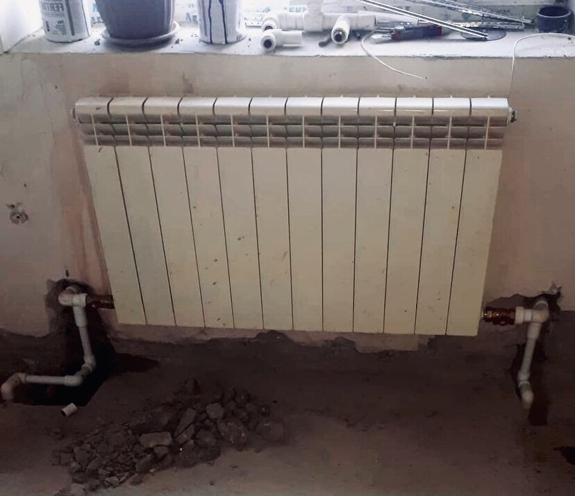 Алюминиевый радиатор